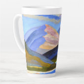 Tasse Latte Musique en latte des Highlands écossais (Angle gauche)