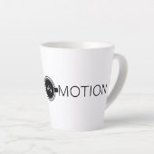 Tasse Latte Musique en latté en atelier (Angle droit)