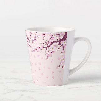 Tasse Latte Musique en latte rose