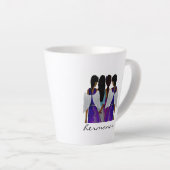 Tasse Latte Musique espagnole Sisters Angel Wings (Angle droit)
