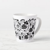 Tasse Latte Musique Latte (Angle droit)