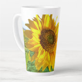 Tasse Latte Musique latte de tournesol (Angle gauche)