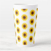 Tasse Latte Musique latte des tournesols (Devant)