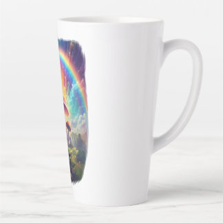 Tasse Latte Musique Latte du Ciel Arc-en-ciel