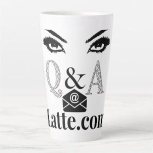 Tasse Latte Musique Latte Eyes