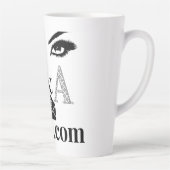 Tasse Latte Musique Latte Eyes (Droite)