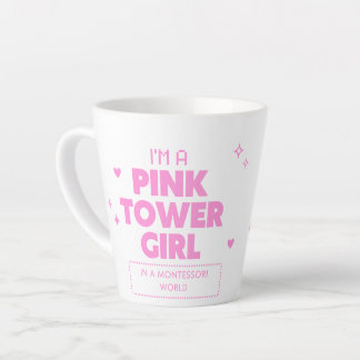 Tasse Latte Musique Montessori Tour Rose