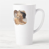 Tasse Latte My Ideal Pet - Puppy Love Design (Droite)