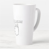 Tasse Latte My Love Fits in My Pocket (Angle droit)
