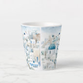 Tasse Latte Mykonos Grèce (Devant)