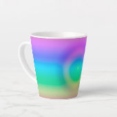Tasse Latte Mystic Rainbow Eye Ombre (Angle gauche)