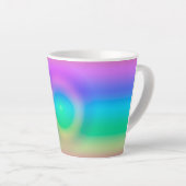 Tasse Latte Mystic Rainbow Eye Ombre (Angle droit)