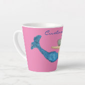 Tasse Latte Nage de Mermaid à queue bleue Thunder_Cove (Angle gauche)