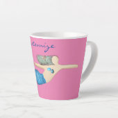 Tasse Latte Nage de Mermaid à queue bleue Thunder_Cove (Angle droit)