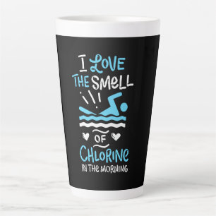 Tasse Latte Nageur Nage Natation Cadeau Sportif