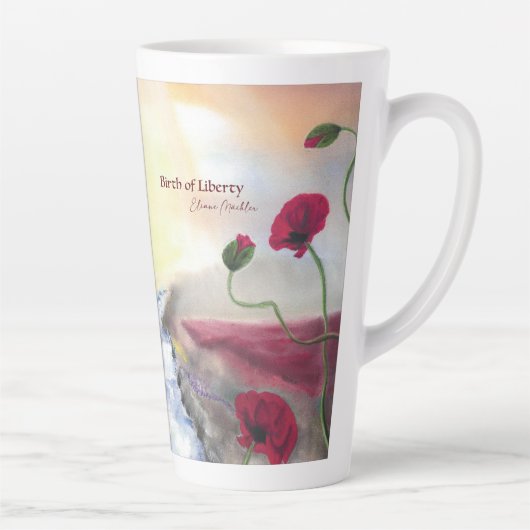 Tasse Latte Naissance de la Liberté (Droite)