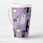 Tasse Latte Naissance de l'amour du chien (Angle gauche)
