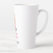 Tasse Latte Namaste Yoga Pose Nom commercial (Droite)