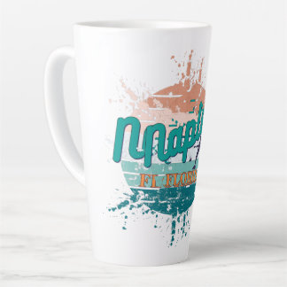 Tasse Latte Naples Florida Retro Vintage Explosion coucher de 
