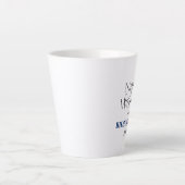 Tasse Latte Nasty Woman pour Biden-Harris 2020 (Devant)
