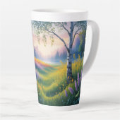 Tasse Latte nature-inspired design that evokes a sense of peac (Angle droit)