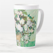 Tasse Latte Nature morte Roses dans un vase par Vincent van Go (Angle droit)