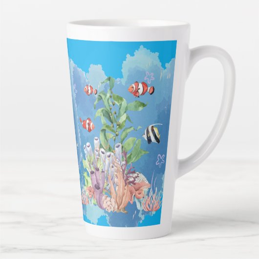 Tasse Latte nature océanique (Droite)