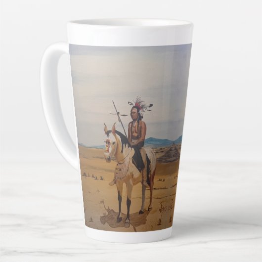 Tasse Latte Navajo, par Gary Poling (Angle gauche)