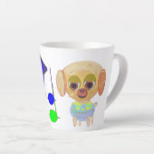 Tasse Latte Navire spatial (Angle droit)