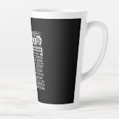Tasse Latte Né en septembre virgo drôle cadeau d'anniversaire (Droite)