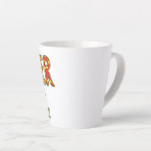 Tasse Latte Ne jamais rester seul (Angle droit)