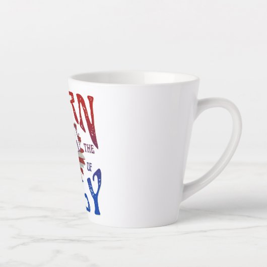 TASSE LATTE NÉ LE 4 JUILLET (Droite)