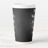 Tasse Latte ★ Ne me forcez pas à utiliser ma Voix de Professeu (Devant)