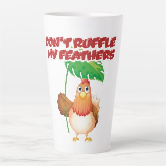 Tasse Latte Ne pas frotter mes plumes
