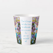 Tasse Latte Ne Pas Oublier La Fleur (Devant)