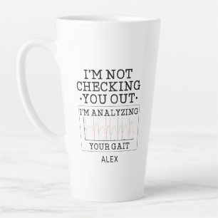 Tasse Latte Ne Pas Vous Vérifier Physique Thérapiste Fun Perso