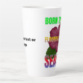 Tasse Latte Né pour prospérer Florish dans chaque saison (Devant)