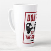 Tasse Latte Ne quittez pas le jeu (Angle gauche)
