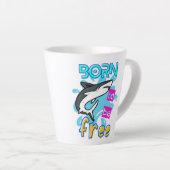TASSE LATTE NÉE POUR ÊTRE LIBRE (Angle droit)