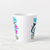 TASSE LATTE NÉE POUR ÊTRE LIBRE (Devant)