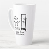 Tasse Latte Need a Break (Angle gauche)