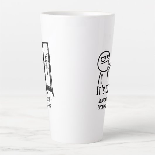 Tasse Latte Need a Break (Devant)