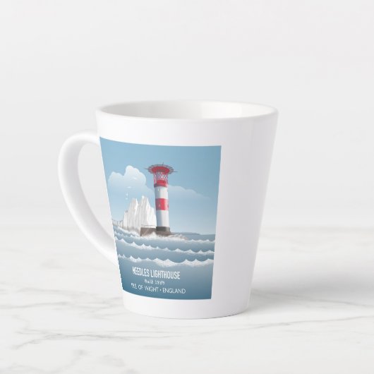 Tasse Latte Needles Lighthouse (Angle gauche)