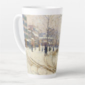 Tasse Latte Neige, Boulevard de Clichy, Paris par Paul Signac (Angle gauche)