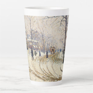 Tasse Latte Neige, Boulevard de Clichy, Paris par Paul Signac