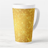 Tasse Latte Neige dorée (Angle droit)