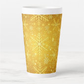 Tasse Latte Neige dorée (Devant)