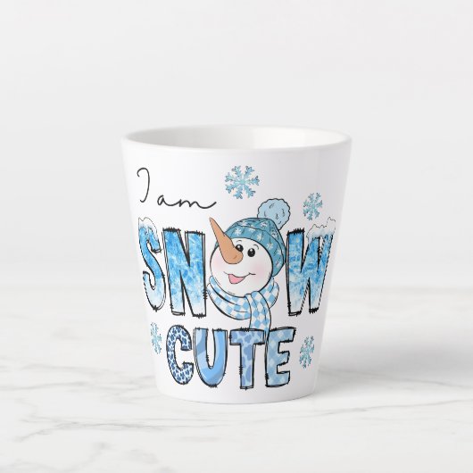 Tasse Latte Neige mûre (Devant)