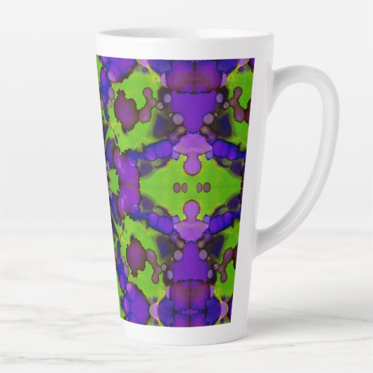 Tasse Latte Neon Bloomstorm (Droite)