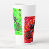Tasse Latte Neon Cat Coffee (Devant)
